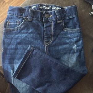 Cat & Jack Kid Dark Blue Straight Jeans